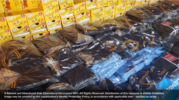  - School uniforms donated to Spectrum Primary School